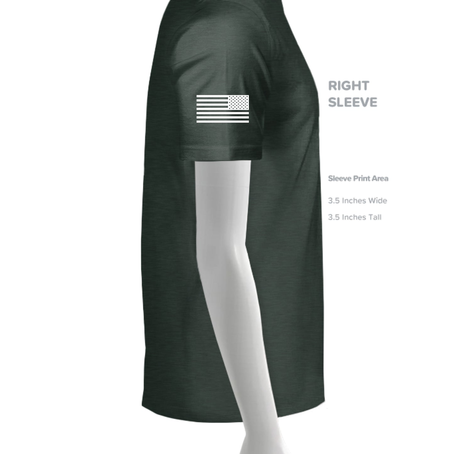 Heather Forest Green - SLEEVE_RIGHT